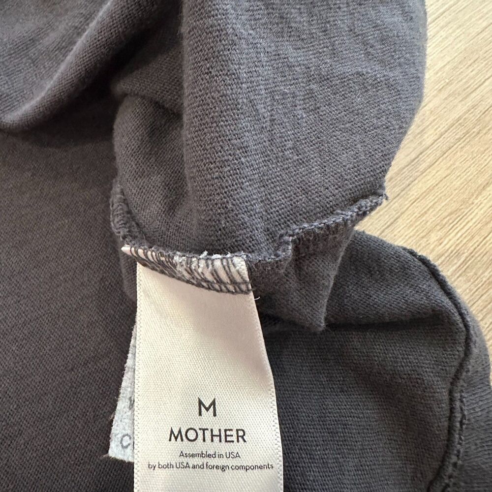 Mother Denim The Boxy Goodie Goodie Tee Seeing Double Wash Size M - Picture 4 of 7